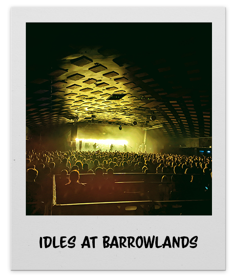 A picture of Idles at Barrowland